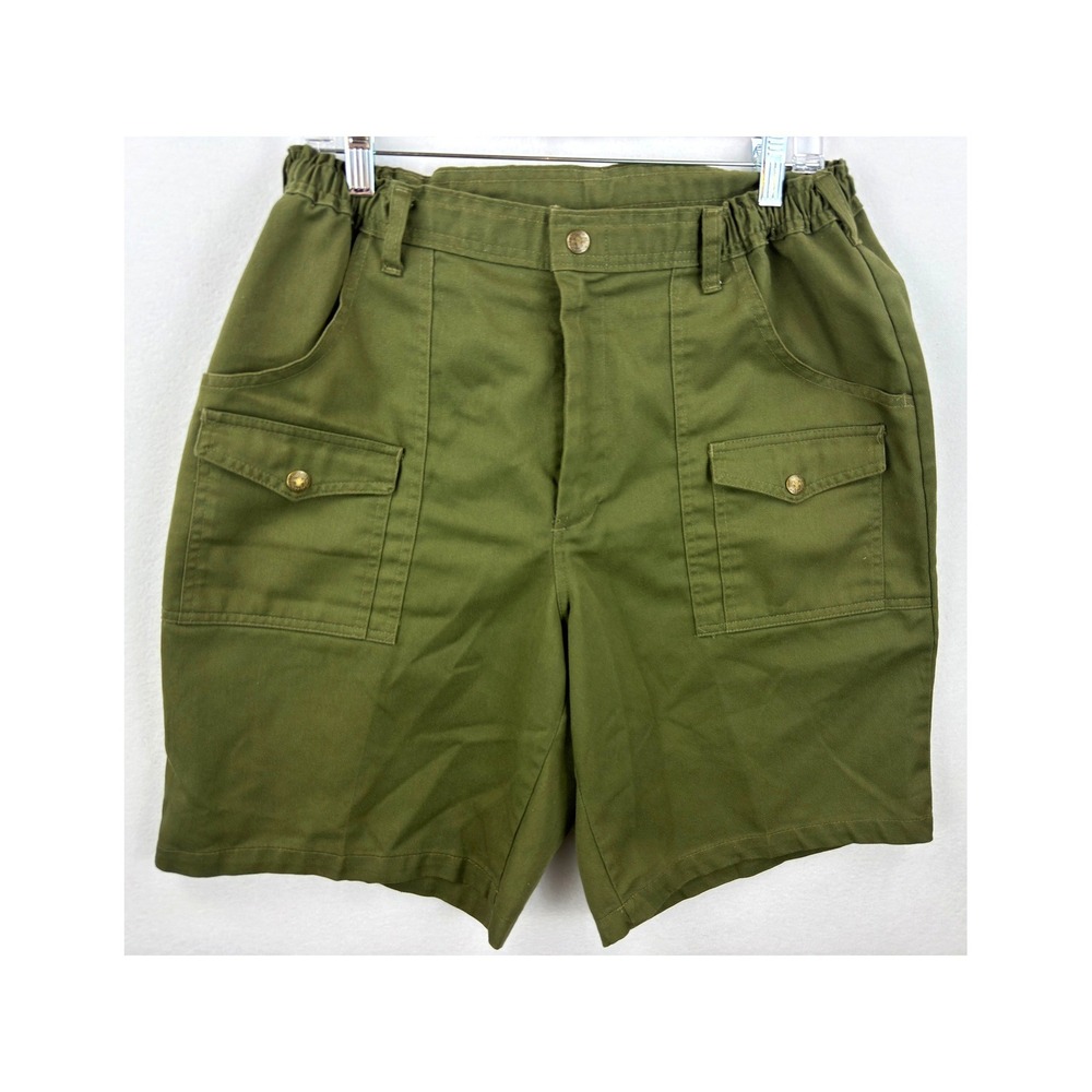 Vintage Boy Scouts of America BSA Uniform Shorts Mens 36 Olive Green Official